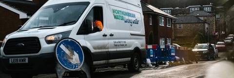 Northumbrian Water van