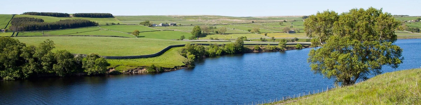 Northumbrian Water worker in van