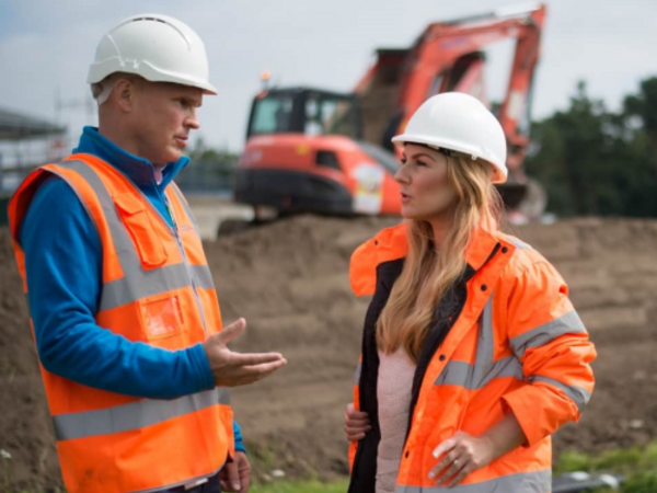 Northumbrian Water colleagues talking