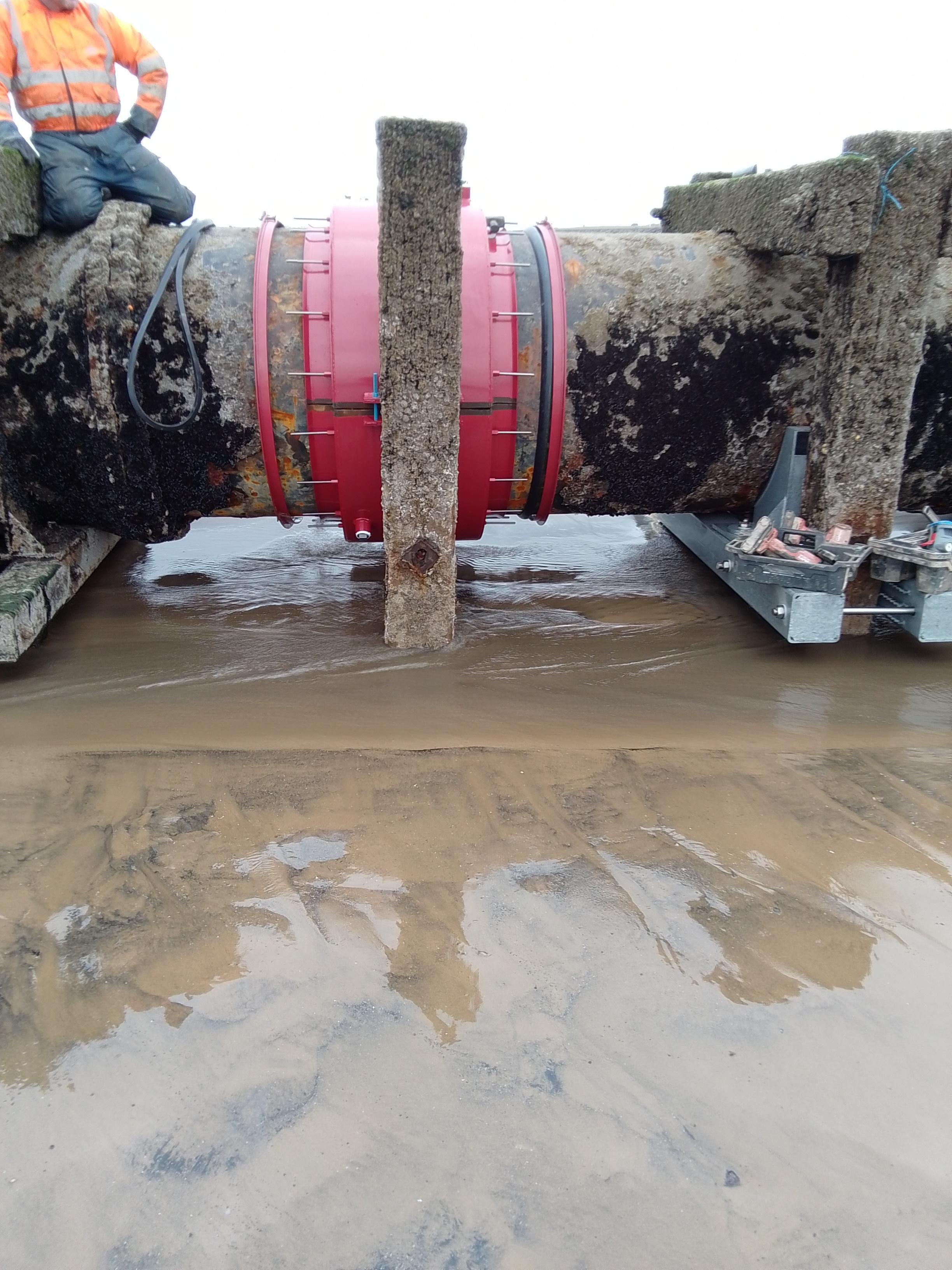 Encapsulation collar install