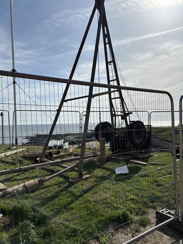 Drilling at YS4 location. 